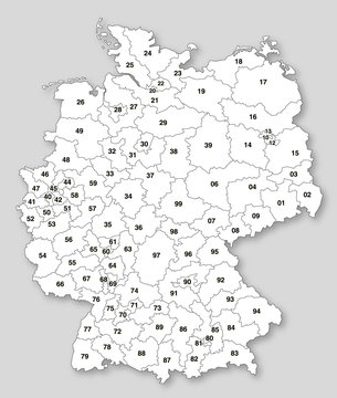 Kreise und kreisfreie Staedte in Deutschland