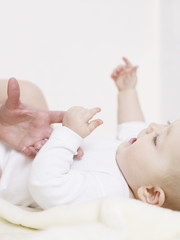 baby und mutter glücklich