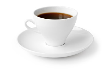 beverage. cup of black coffee