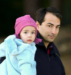 portée par papa