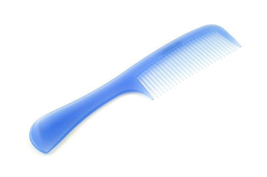 peigne bleu
