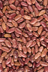 red haricot beans background