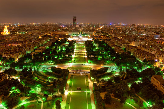 Fototapeta Paris panorama at night