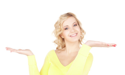 Fototapeta premium something on the palms