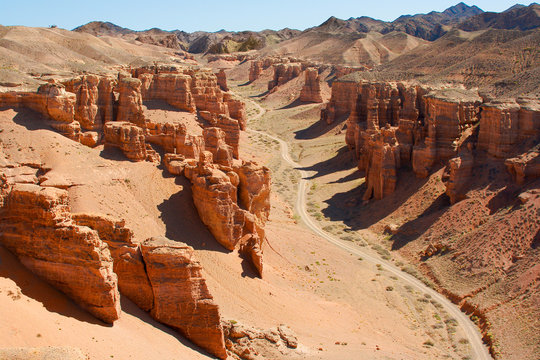 canyon  Charyn, Central Asia, Kazakhstan