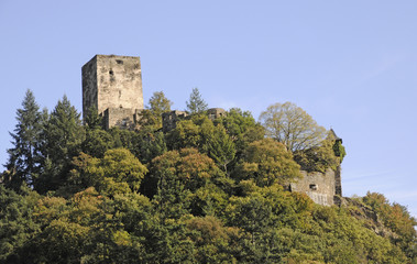 Obraz premium Burg Gutenfels bei Kaub