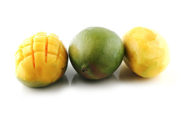 three mango in row