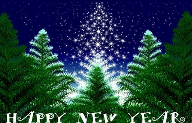 Fototapeta premium Happy New Year.