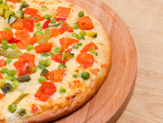 vegetables  pizza.Neapolitano