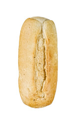 Bread food over white