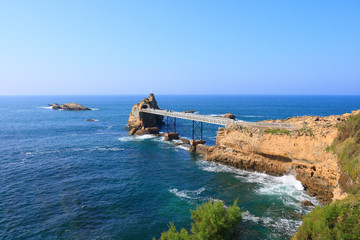 Biarritz- Rocher de la Vierge (France)