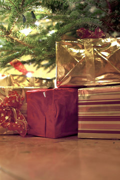 Presents Under The Christmas Tree