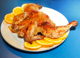 Roasted chicken