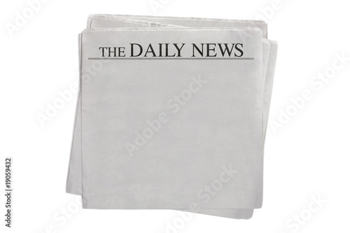 Blank Newspaper The Daily News Clipping Path Included Wall Mural Wallpaper Murals Blake Sandifur
