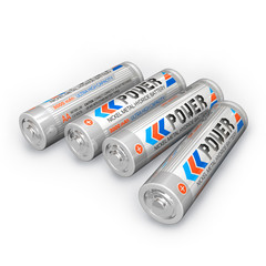 Four AA rechargeable batteries