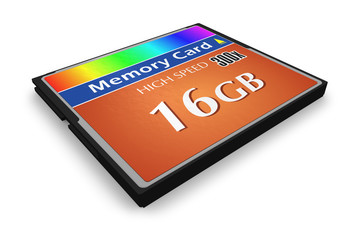 CompactFlash memory card