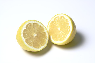 The cutted lemons