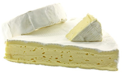 fromages camembert brie fond blanc