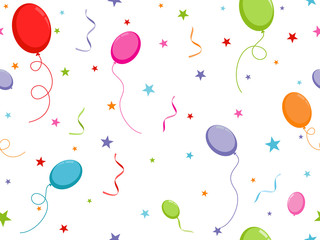 background with colorful balloons