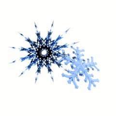 Christmas 3d snowflakes