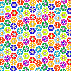 strange flowers pattern