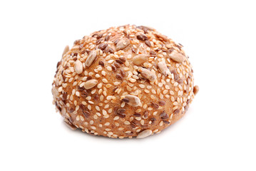 Rye bun with seeds