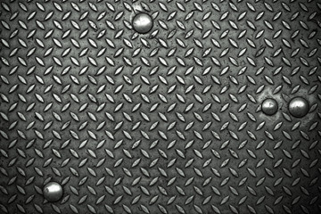 Schmutzige Metalloberfläche No.4 mit Nieten