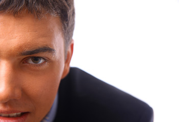 businessman isolated on white background