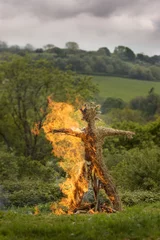 Burning wicker-man © Scott Waby
