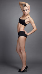 Fototapeta premium beautiful model in lingerie
