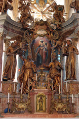 Altar in the Church of the Blessed Virgin Mary - Taborsko