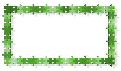 Jigsaw puzzle frame