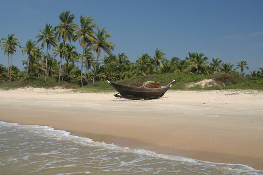 Sandstrand in den Tropen