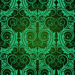 Green seamless wallpaper