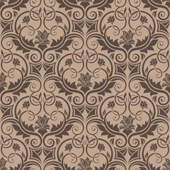 Brown seamless wallpaper