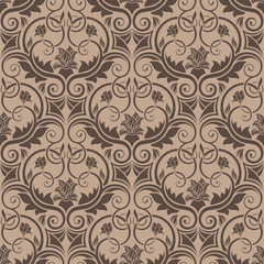 Brown seamless wallpaper