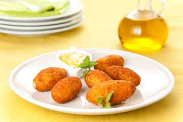 ham and cheese croquettes