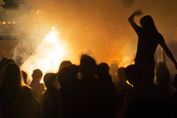 Fototapeta premium concert crowd