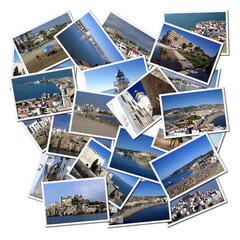 Fototapeta na wymiar Photographs of Peniscola, Mediterranean city in Spain