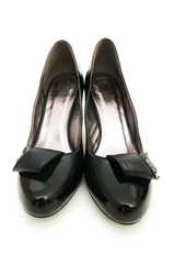 Woman shoes isolated on the white background