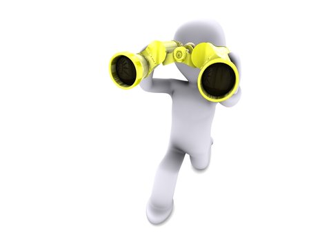 omino binocolo