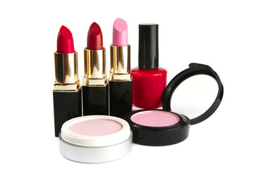 makeup set isolated