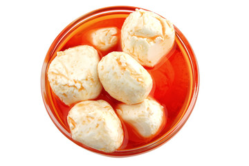 mozzarella cheese served