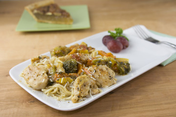 chicken vermicelli diagonal