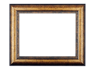 Dark gold antiqued picture frame for photos