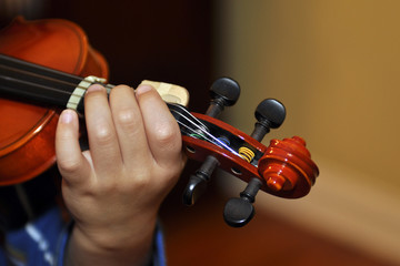 A child size violin