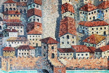 Alstadt Mittelalter, Mosaik, Scoula Silimbergo, Italia