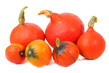 Orange pumpkins