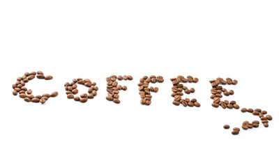 Coffee mosaic. Clipping path
