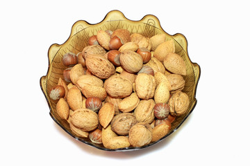 vassoio frutta secca con ombra